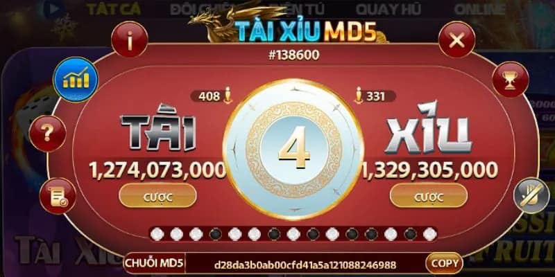 Tổng quan về game hot tài xỉu MD5 hấp dẫn