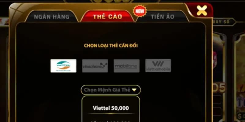 Cách thức để bạn giao dịch qua thẻ cào