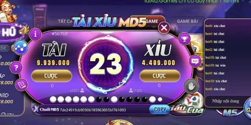 Tài Xỉu MD5 | Trải Nghiệm Cá Cược Game Bất Tận Tại AB77